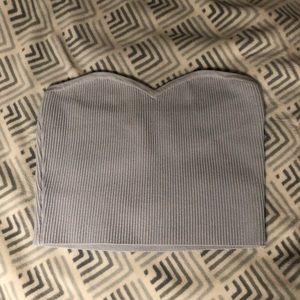 LA Hearts sweetheart cropped tube top